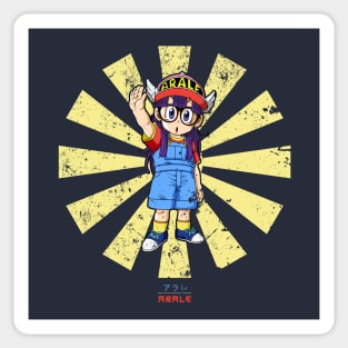 Arale Retro Japanese Dr Slump Sticker